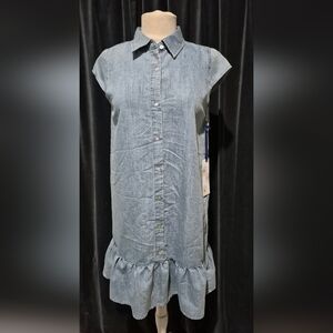 Sleeveless Denim Dress